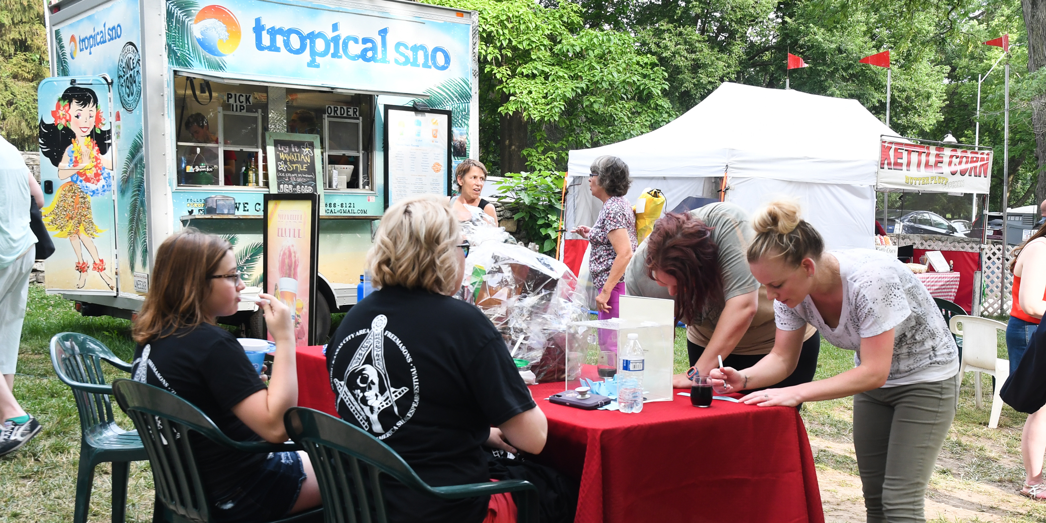 Volunteers at the Heart of America Shakespeare Festival Kansas City Missouri