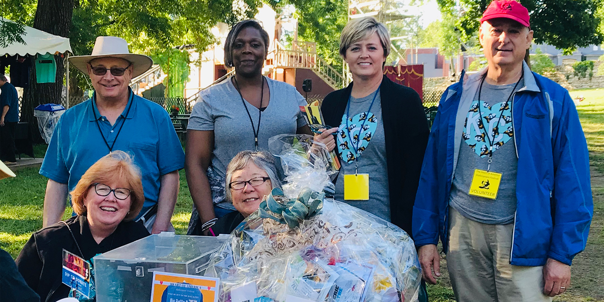 Volunteers at the Heart of America Shakespeare Festival Kansas City Missouri